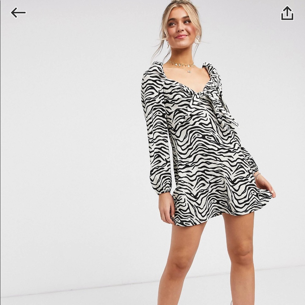 ASOS Zebra print dress